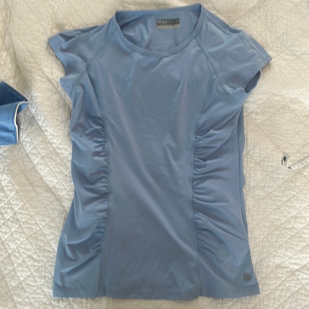 Lija light blue ruched top M